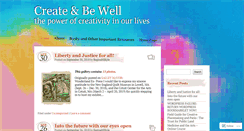 Desktop Screenshot of createandbewell.com